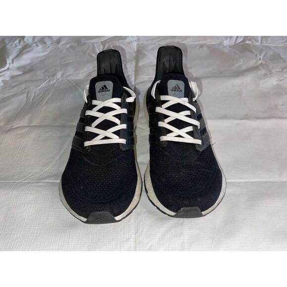 Men\'s Adidas UltraBoost 21 Core Black Size 10 FY0378 Core Black/Grey Four main image 8